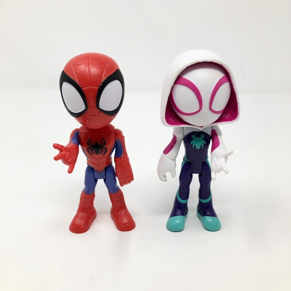 Marvel Spidey & His Amazing Friends Spider-Man & Ghost-Spider Figures 2021